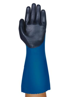 Ansell Alphatec 04-005 Nitril PVC Kimyasal İş Eldiveni - 3