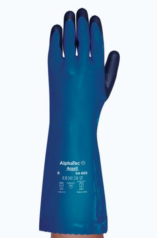 Ansell Alphatec 04-005 Nitril PVC Kimyasal İş Eldiveni - 2