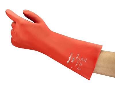 Ansell Alphatec 15-554 Kimyasal ve Sıvı Korumalı İş Eldiveni - 1