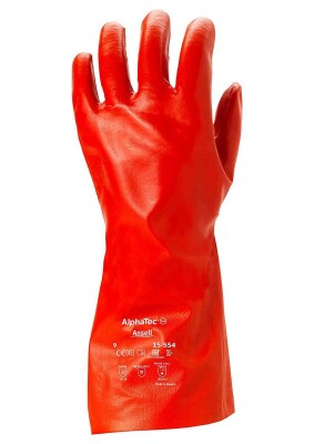 Ansell Alphatec 15-554 Kimyasal ve Sıvı Korumalı İş Eldiveni - 2