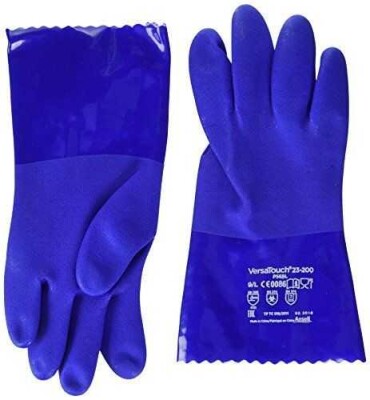 Ansell Alphatec 23-200 Gıda Uyumlu Kimyasal ve Sıvı Korumalı PVC İş Eldiveni - 2