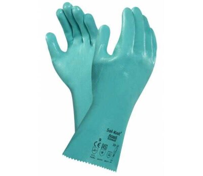 Ansell Alphatec 39-124 Kimyasal ve Sıvı Korumalı İş Eldiveni - 1