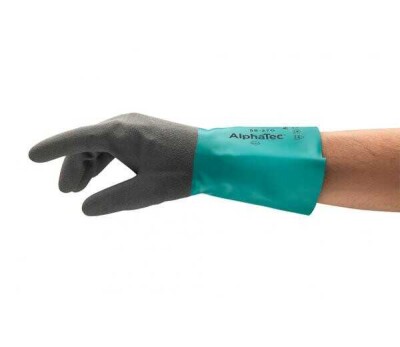 Ansell Alphatec 58-270 Kimyasal ve Sıvı Korumalı İş Eldiveni - 1