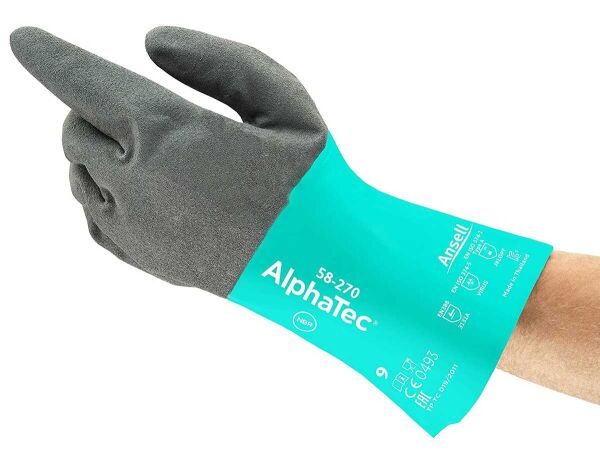 Ansell Alphatec 58-270 Kimyasal ve Sıvı Korumalı İş Eldiveni - 2