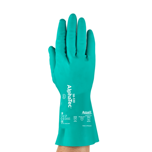 Ansell Alphatec 58-330 Az Terleme Sağlayan Kimyasal ve Sıvı Korumalı İş Eldiveni - 2