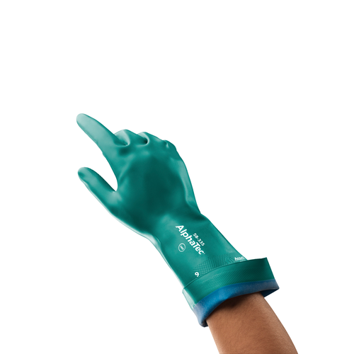Ansell AlphaTec 58-335 Kimyasal ve Sıvı Korumalı İş Eldiveni - 1