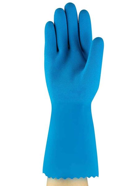 Ansell Alphatec 87-029 Kimyasal Dayanıklı, Doğal Kauçuk Lateks Eldiven - 2
