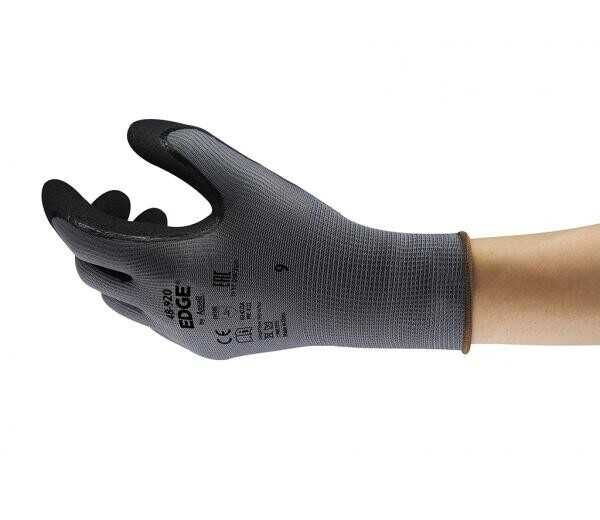 Ansell Edge 48-920 Nitril Kaplı Yağ Tutmayan ve Çok Amaçlı Koruma İş Eldiveni - 1