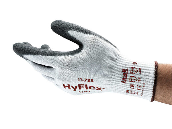 Ansell Hyflex 11-735 Mekanik ve Kesilmelere Karşı Koruyucu İş Eldiveni - 1