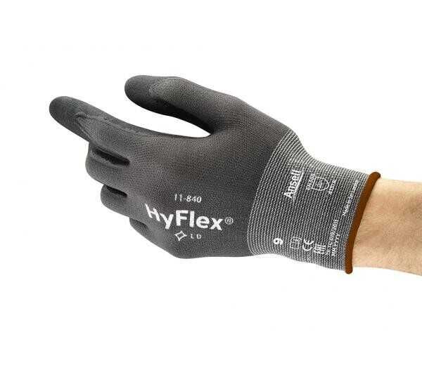 Ansell Hyflex 11-840 Köpük Nitril Genel Amaçlı İş Eldiveni - 1