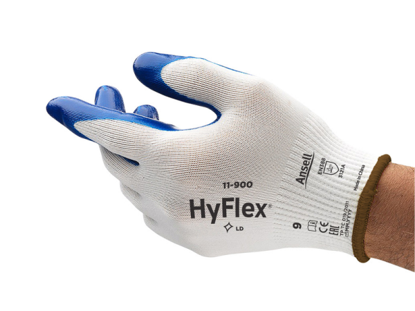 Ansell Hyflex 11-900 Yağ Tutmaz Mekanik İş Eldiveni - 1