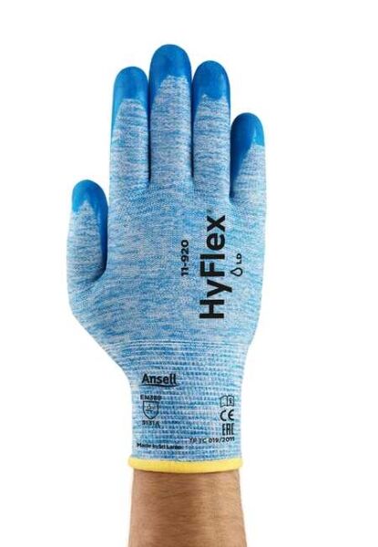 Ansell Hyflex 11-920 Yüksek Kavrama Sağlayan Yağ Tutmaz İş Eldiveni - 2