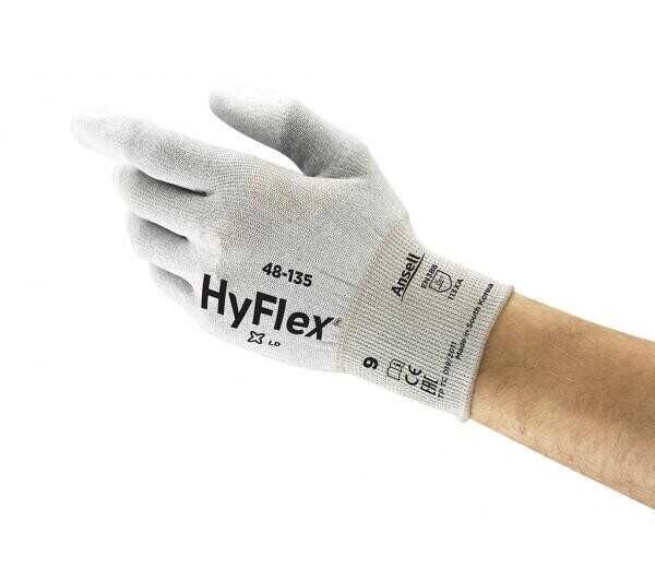 Ansell Hyflex 48-135 Antistatik ve Çok Amaçlı Koruma İş Eldiveni - 1
