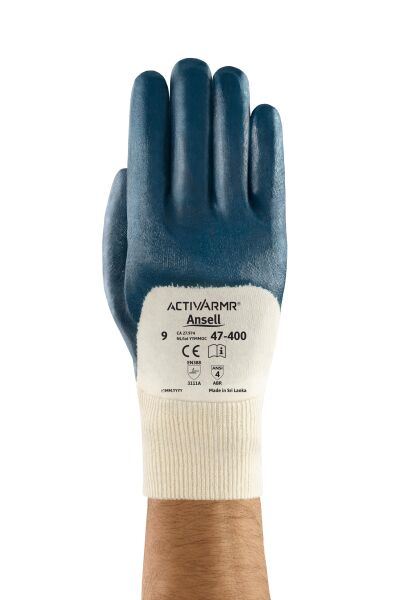 Ansell Hylite 47-400 Yağ Tutmaz Mekanik Dirençli Esnek İş Eldiveni - 2