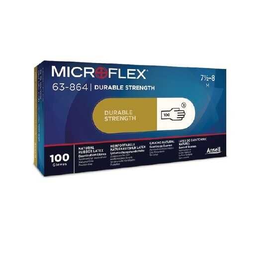 Ansell Microflex 63-864 Gıda Uyumlu Kimyasal Korumalı Çok Amaçlı İş Eldiveni (100 Adet/Kutu) - 2