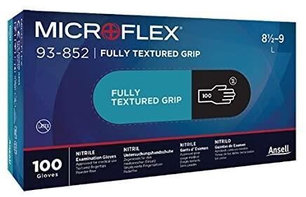 Ansell Microflex 93-852 Islak Kavrama Performanslı Kimyasal Dirençli Nitril Eldiven (100 Adet/Kutu) - 3