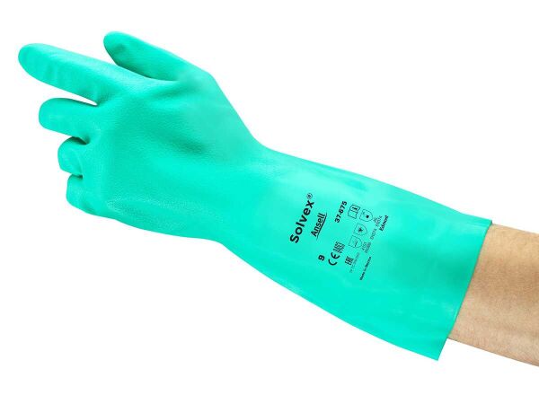 Ansell Solvex 37-675 Kimyasal ve Sıvı Korumalı Antistatik İş Eldiveni - 3