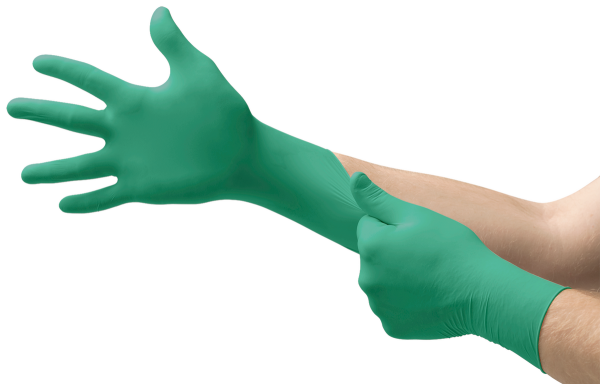Ansell TouchNTuff 92-500 Gıda Uyumlu Kimyasal Dirençli Antistatik Nitril Eldiven (100 Adet-Kutu) - 1