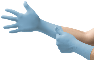 Ansell TouchNTuff 92-665 Darbe ve Kimyasal Dirençli Tek Kullanımlık Nitril Eldiven - 1