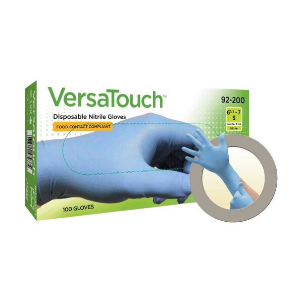 Ansell TouchNTuff Versatouch 92-200 Tek Kullanımlık Nitril Eldiven (100 Adet/Kutu) - 2
