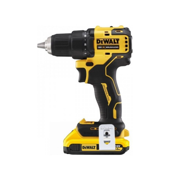 Dewalt DCD708D2T 18V 2 Ah Kompakt Kömürsüz Çift Akülü Çantalı Darbesiz Matkap - 1