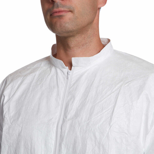 DuPont™ Tyvek® 500 Labcoat PL309 2 Cepli Fermuarlı Laboratuvar Önlüğü - 4