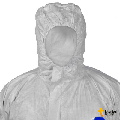 DuPont™ Tyvek® 500 Xpert Başlıklı Kimyasal Koruyucu Tulum - Dupont (1)