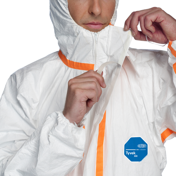 DuPont™ Tyvek® 800 J CHA5 Başlıklı Koruma Tulumu - 2