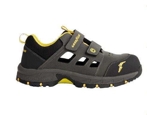 Goodyear Air Grey S1PL ESD HRO Sandalet Fiberglas Burun İş Güvenliği Ayakkabısı - 1