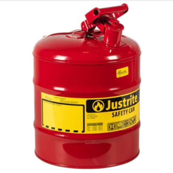 Justrite 7150100 19 Litre Çelik Emniyetli Kap - 1