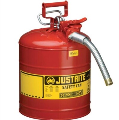 Justrite 7250130 Hortumlu 19 Litre Çelik Emniyetli Kap - 1