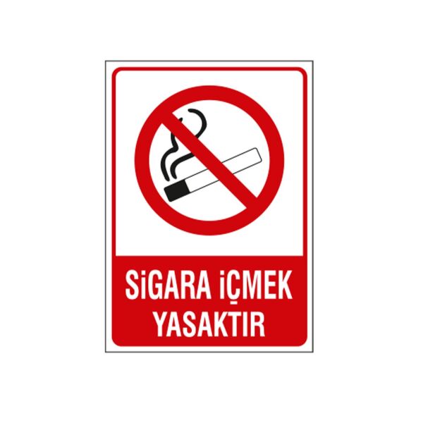 Sigara İçmek Yasaktır Uyarı Levhası - 1
