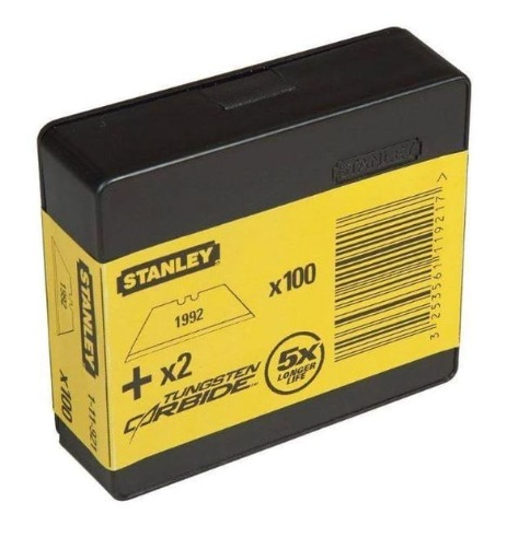 Stanley 1-11-921 Maket Bıçağı Yedeği 62 x 19 mm (100'lü Paket) - 2