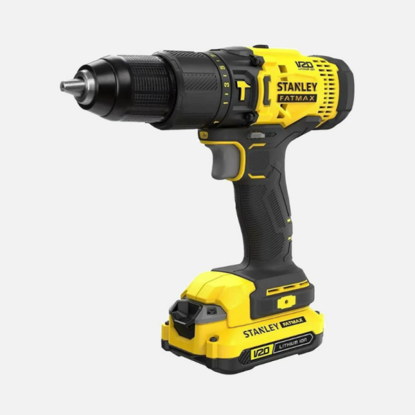 Stanley SCD718D1 18V V20 Tek Akülü Darbeli Matkap - 1
