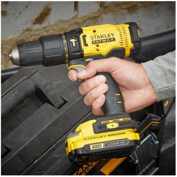 Stanley SCD718D1 18V V20 Tek Akülü Darbeli Matkap - 2