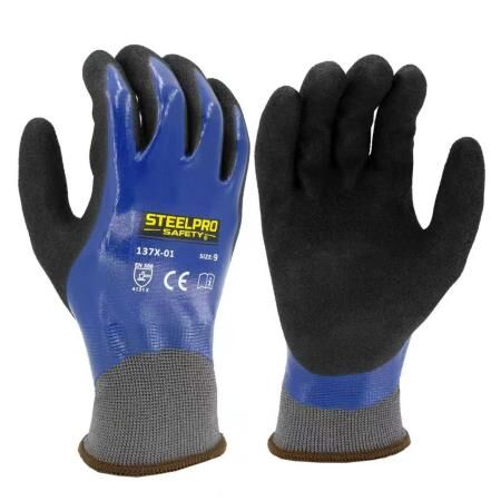SteelPro 137X-01 Nitril Kaplı Montaj İş Eldiveni - 1