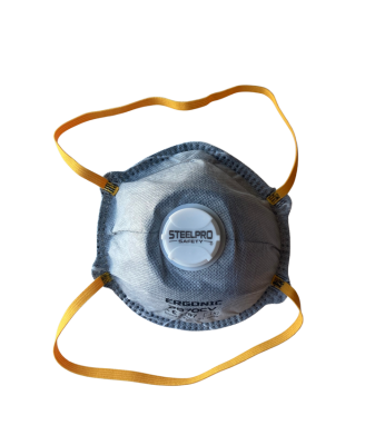 SteelPro 2870CV FFP2 NR Aktif Karbonlu Konik Maske (10 Adet-Kutu) - 3