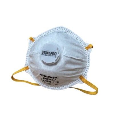 SteelPro 2870V FFP2 NR Konik Toz Maskesi (10 Adet-Kutu) - SteelPro (1)