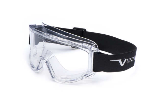 Univet 601.03.07.00 Google Kafa Bantlı Koruyucu İş Gözlüğü - 1