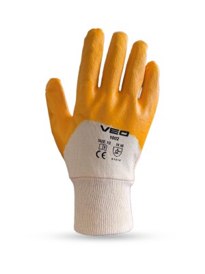 Veo 1002 Yarım Nitril Kaplı Koruyucu İş Eldiveni - 1