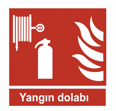 Yangın Dolabı Uyarı Levhası - Decota